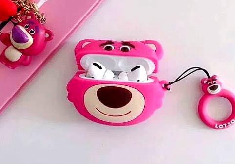 BerryBear HugCase™ – Lotso Edition 🍓 Cute, Cuddly, and Covered in Charm.
