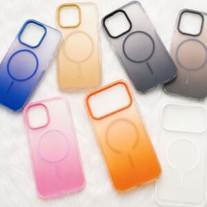Premium Frosted MagSafe Gradient Case ✨📱